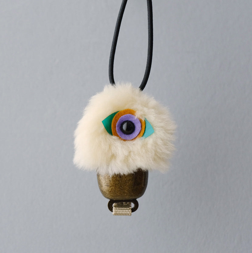 熊鈴モンスター『鈴モン』白［グリー］