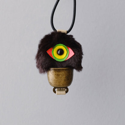 熊鈴モンスター『鈴モン』黒［ダイダイ］