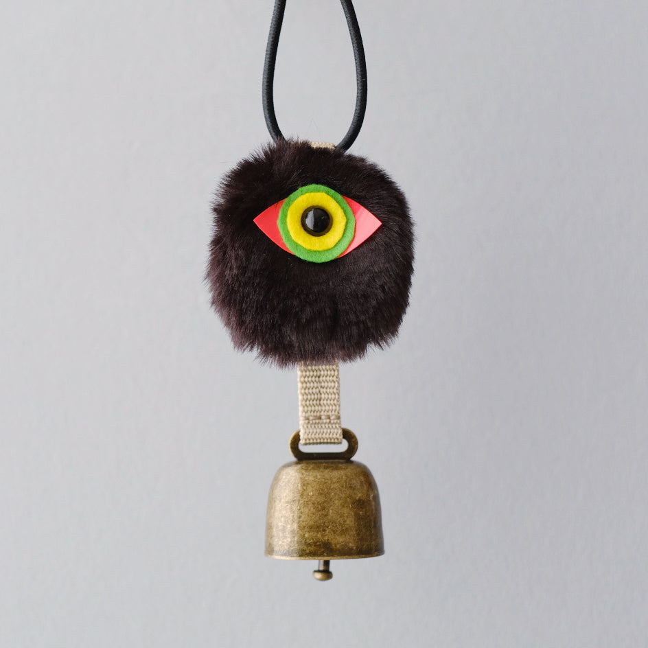 熊鈴モンスター『鈴モン』黒［ダイダイ］